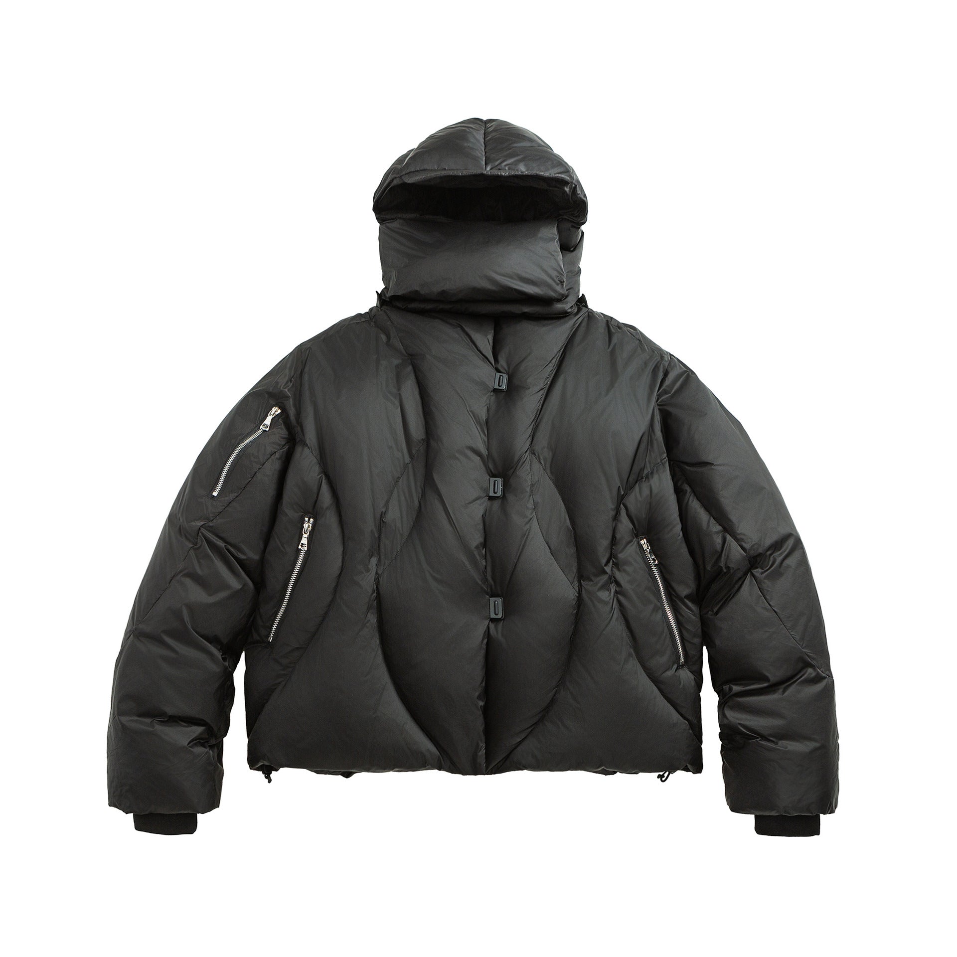 Removable Hood Windproof Warm Winter Coat