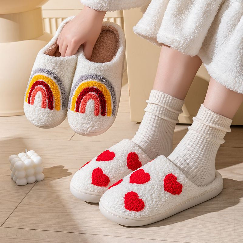 Cute Strawberry Cotton Slippers