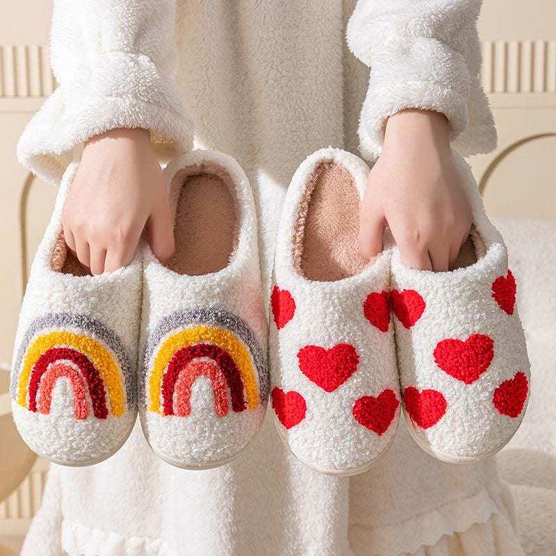 Cute Strawberry Cotton Slippers