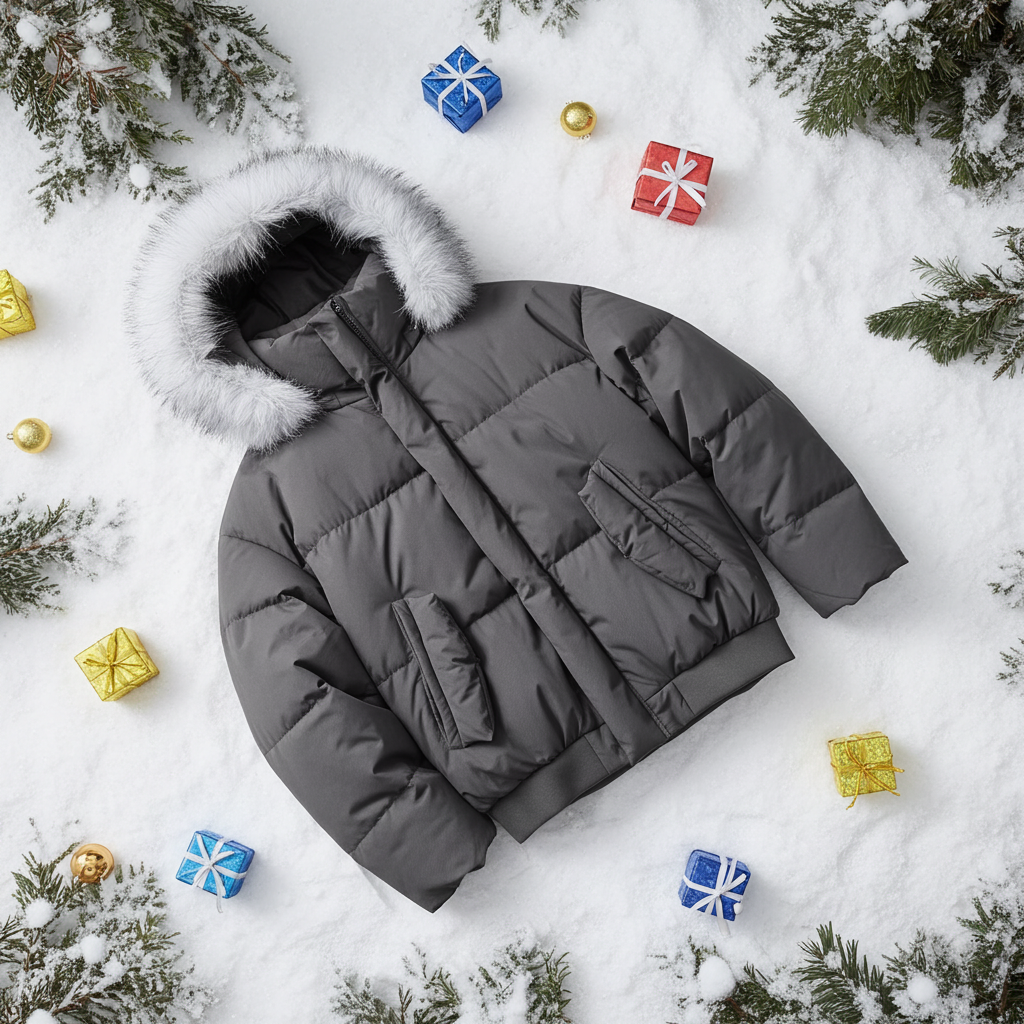 Fur Collar Warm Puffer Coat