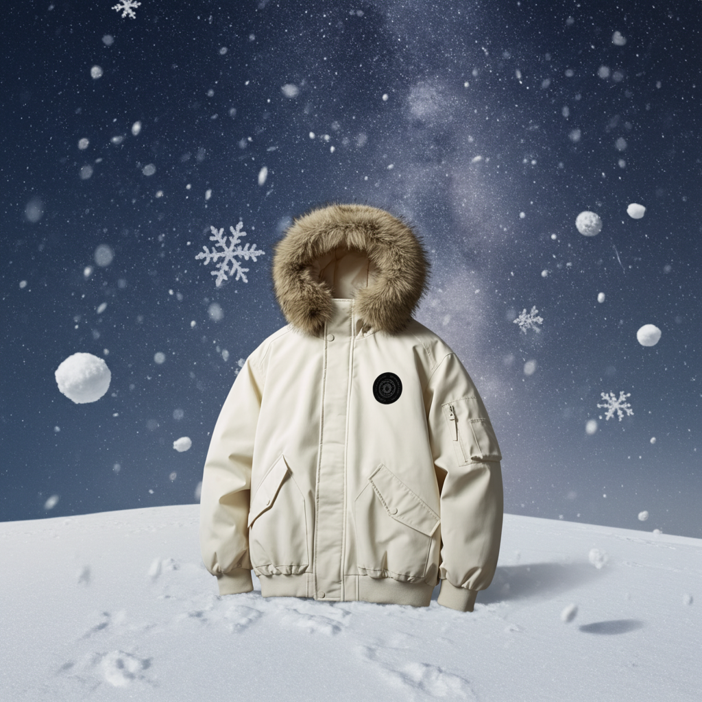 Detachable Fur Collar Hooded winter Jacket