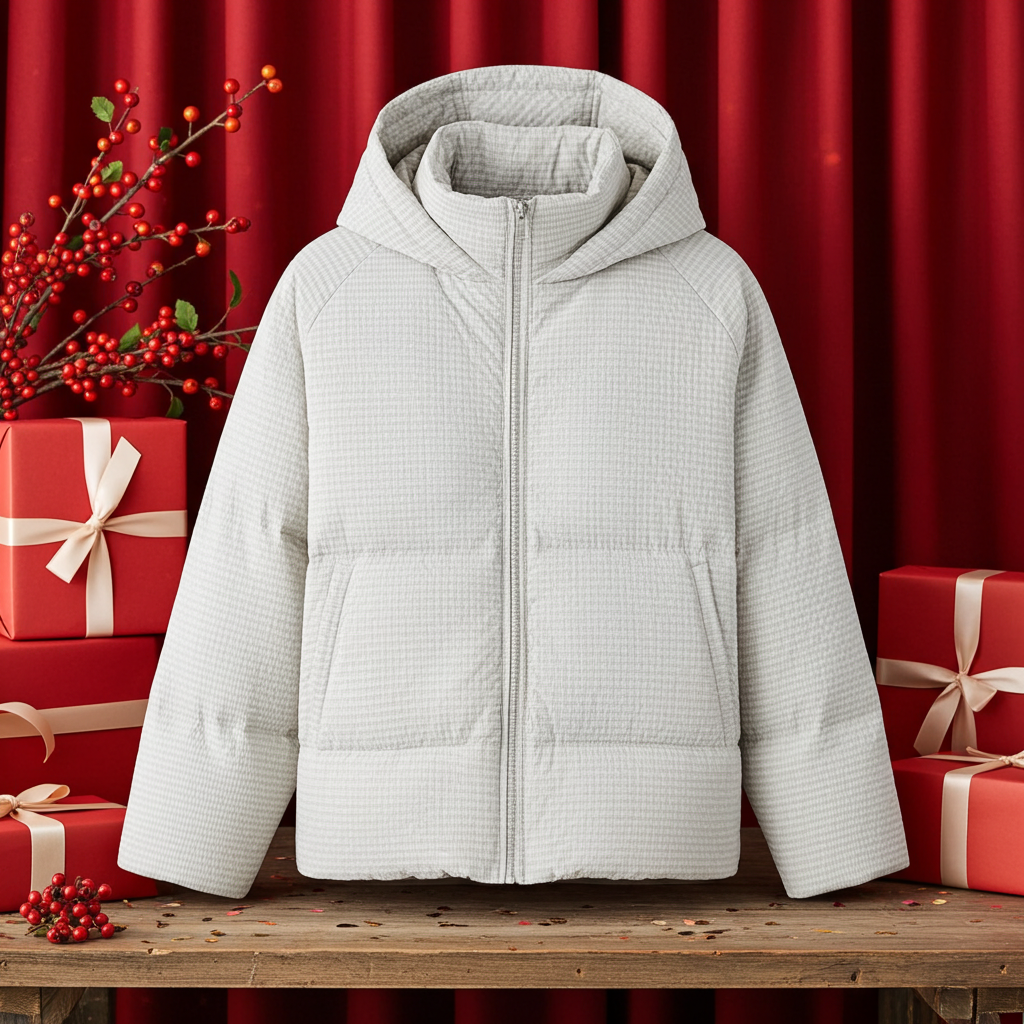 Plaid Patchwork Cotton Coat