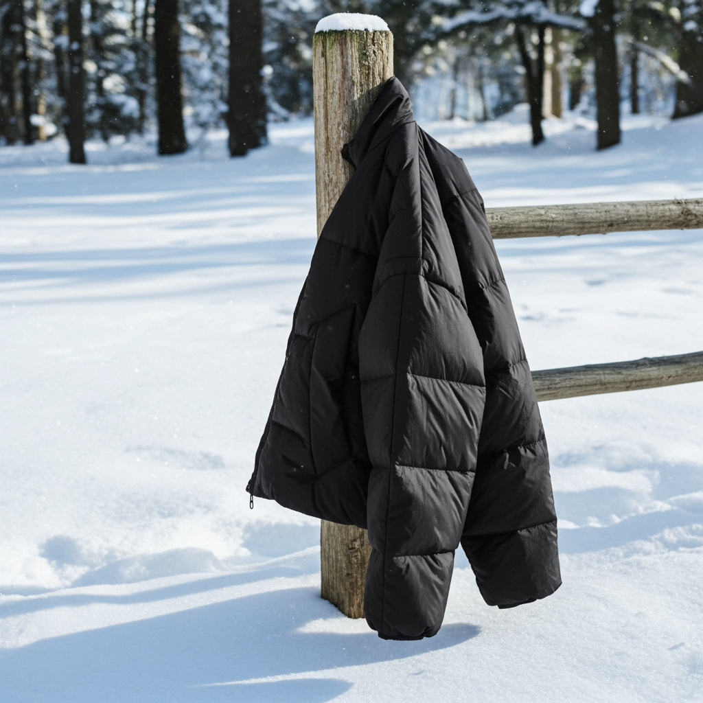 Warm Zipper Printed Collar Jacket