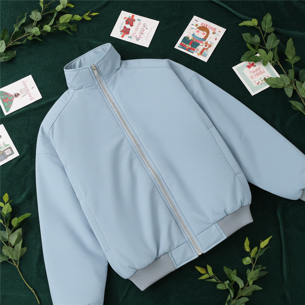 Cotton Stand-up Collar Versatile coat