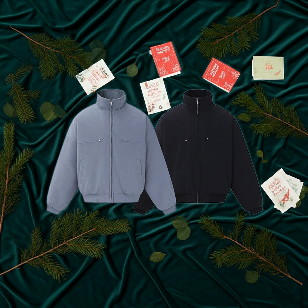 Streetwear High-Collar Utility Cotton Jacket Coat