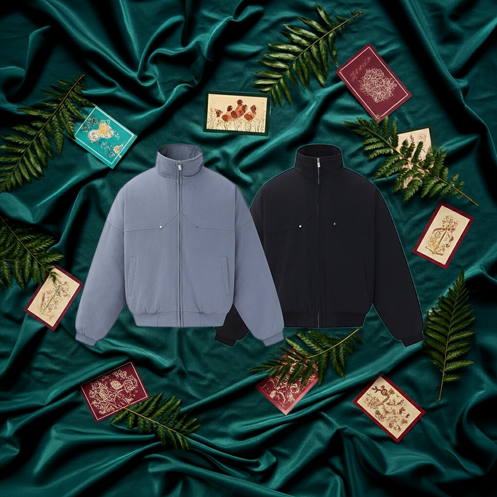 Streetwear High-Collar Utility Cotton Jacket Coat