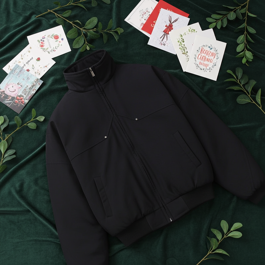 Streetwear High-Collar Utility Cotton Jacket Coat