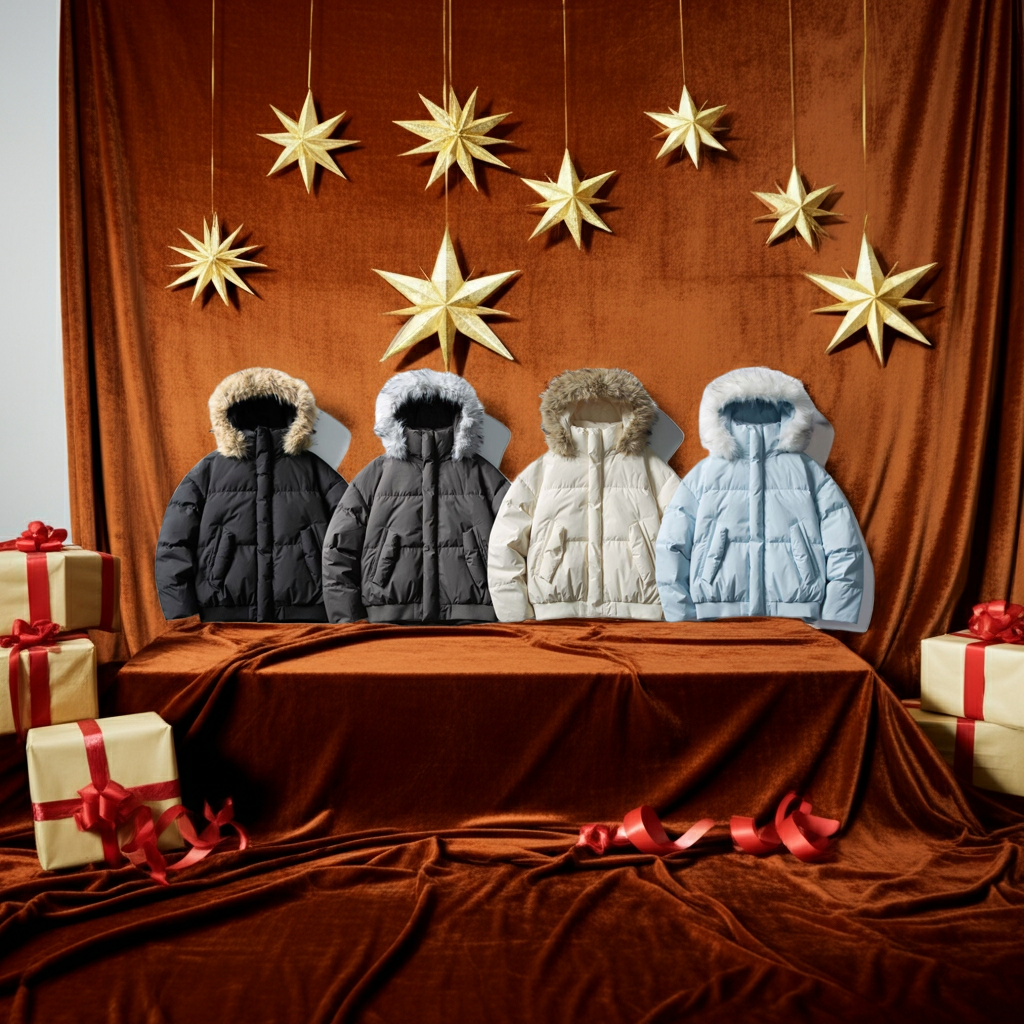 Fur Collar Warm Puffer Coat