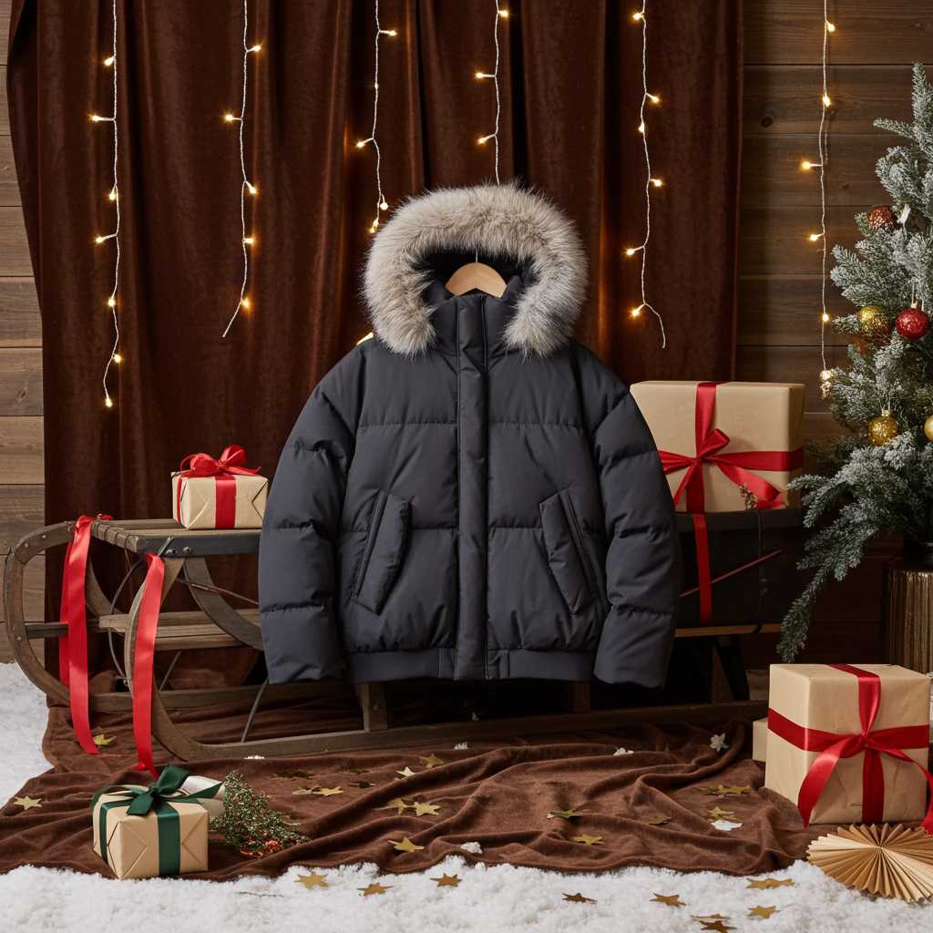 Fur Collar Warm Puffer Coat