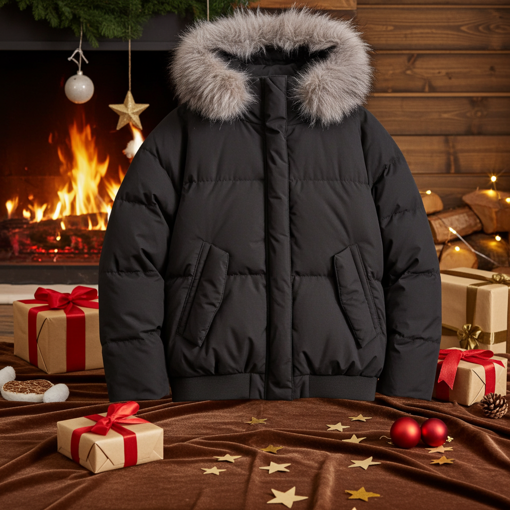 Fur Collar Warm Puffer Coat